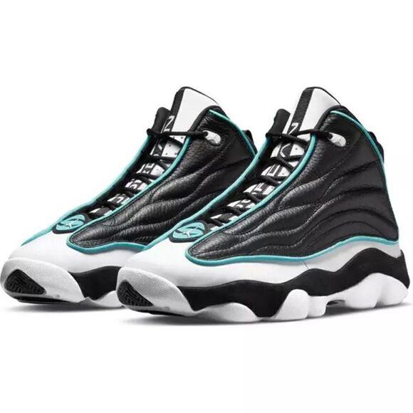 Jordan Pro Strong "Black/Tropical Twist/Smoke Grey/White" Youth Sneakers Size 4 - Picture 1 of 9